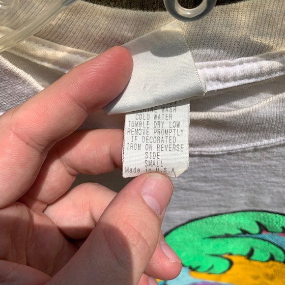 Vintage 1996 Treasure Island Shirt Size Small Las Vegas 90's White Destination - Picture 3 of 3